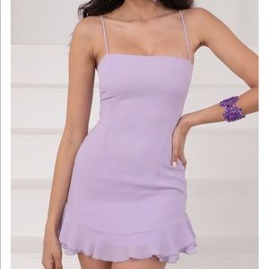Unworn purple Lucy in the sky hoco dress